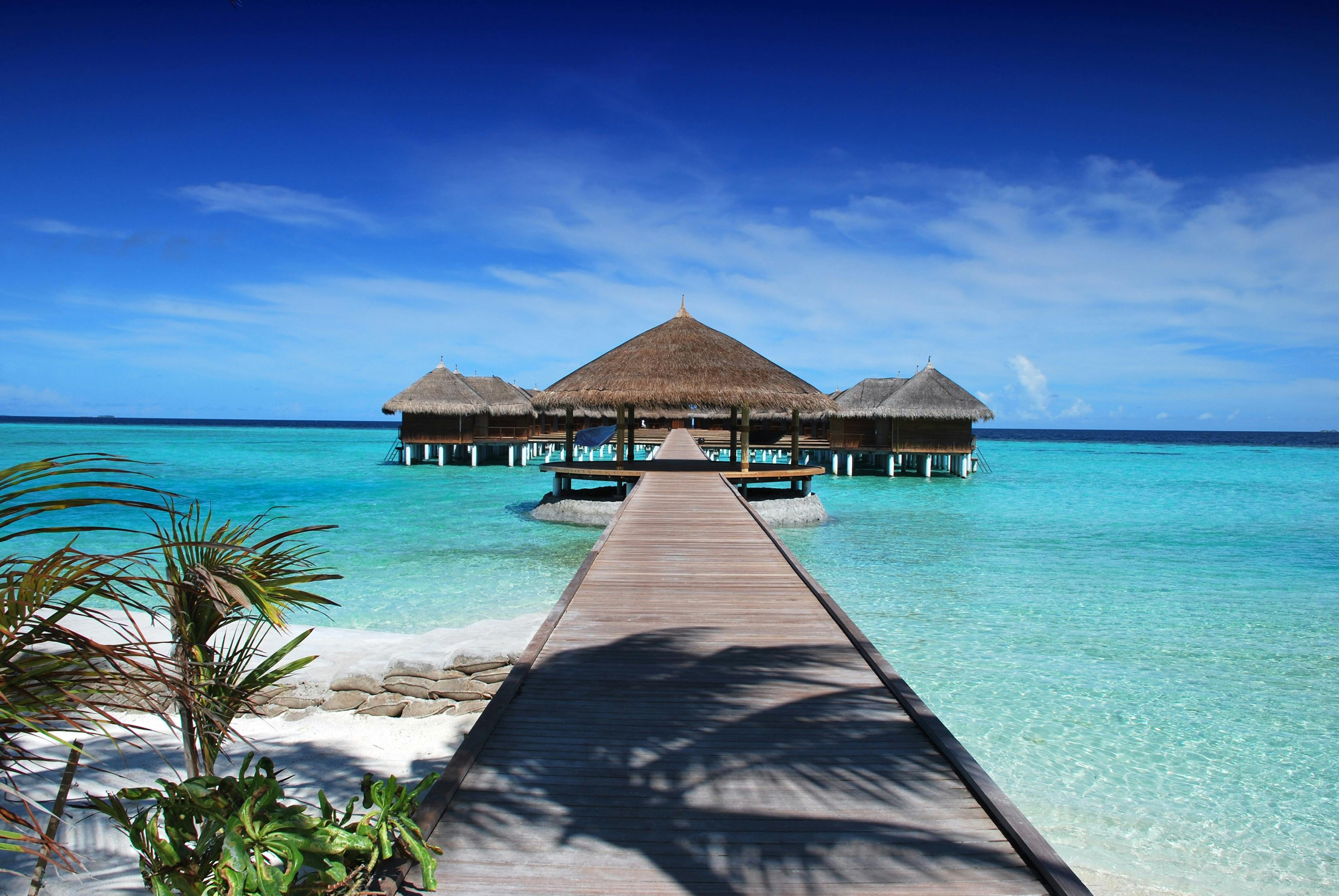 Maldives overwater villa