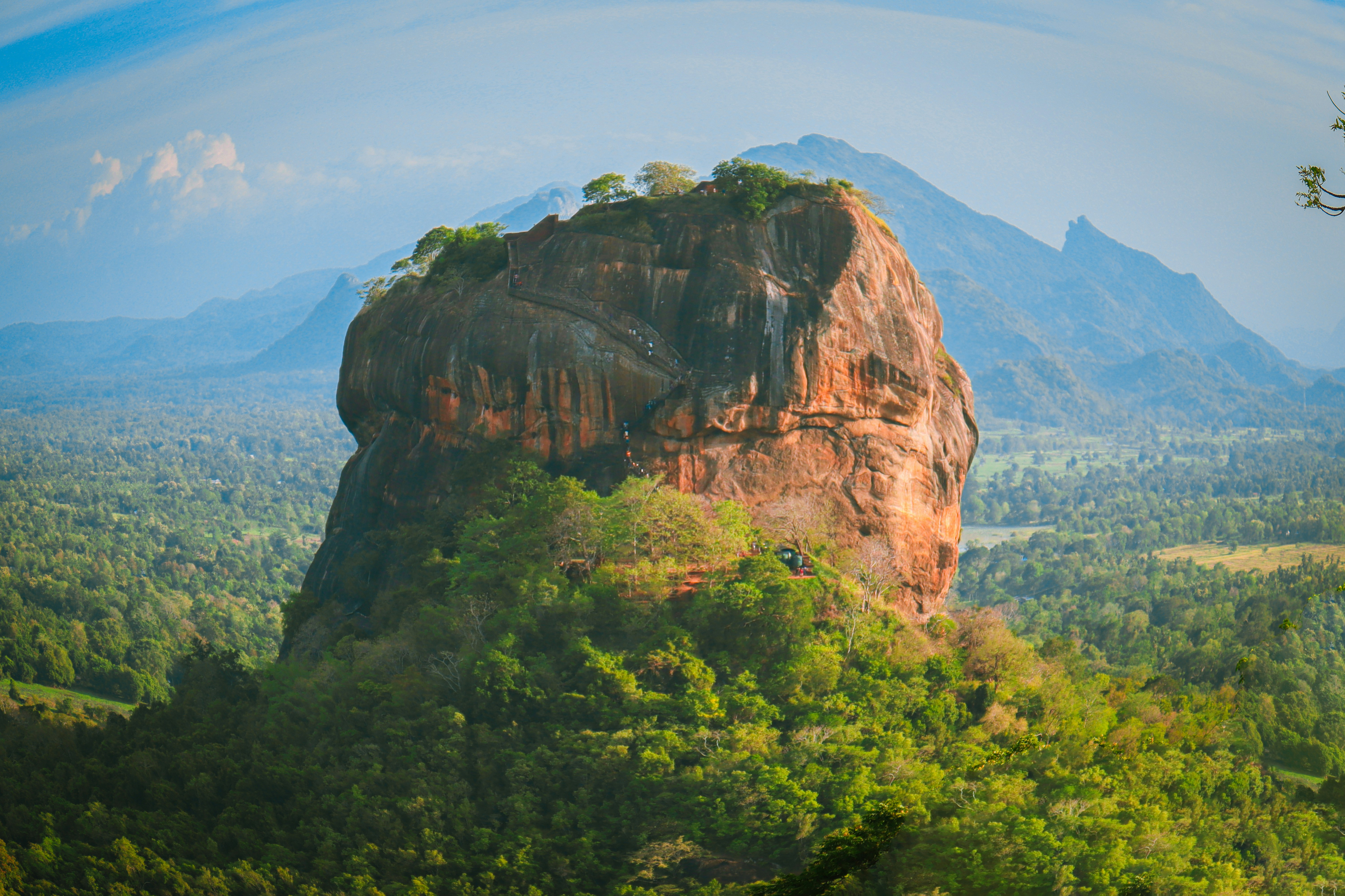 Sigiriya Lion Rock fortress ancient ruins Sri Lanka